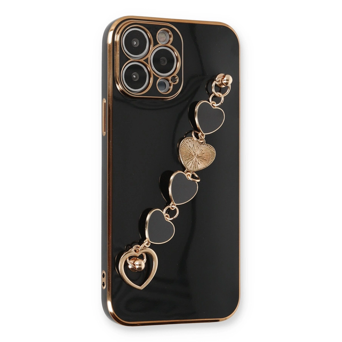 İphone 13 Pro Max Kılıf Esila Silikon - Siyah