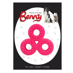 Benny Köpek Oyuncağı Üçlü Halka 9 x 9 cm Çeşitli Renklerde