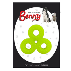 Benny Köpek Oyuncağı Üçlü Halka 9 x 9 cm Çeşitli Renklerde