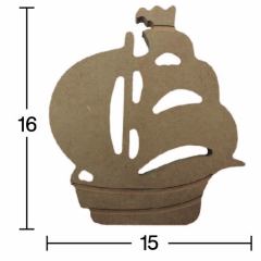 Ahşap Gemi - 18mm - H101