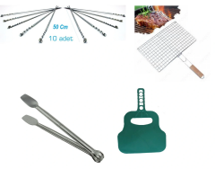 Mangal Seti (maşa - Şiş - Izgara - Yelpaze)