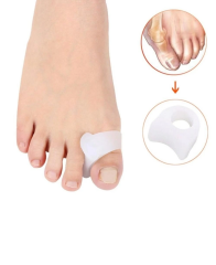 Parmak Arası Makara Silikon – Yumuşak Ve Esnek Ayak Parmak Ayırıcı