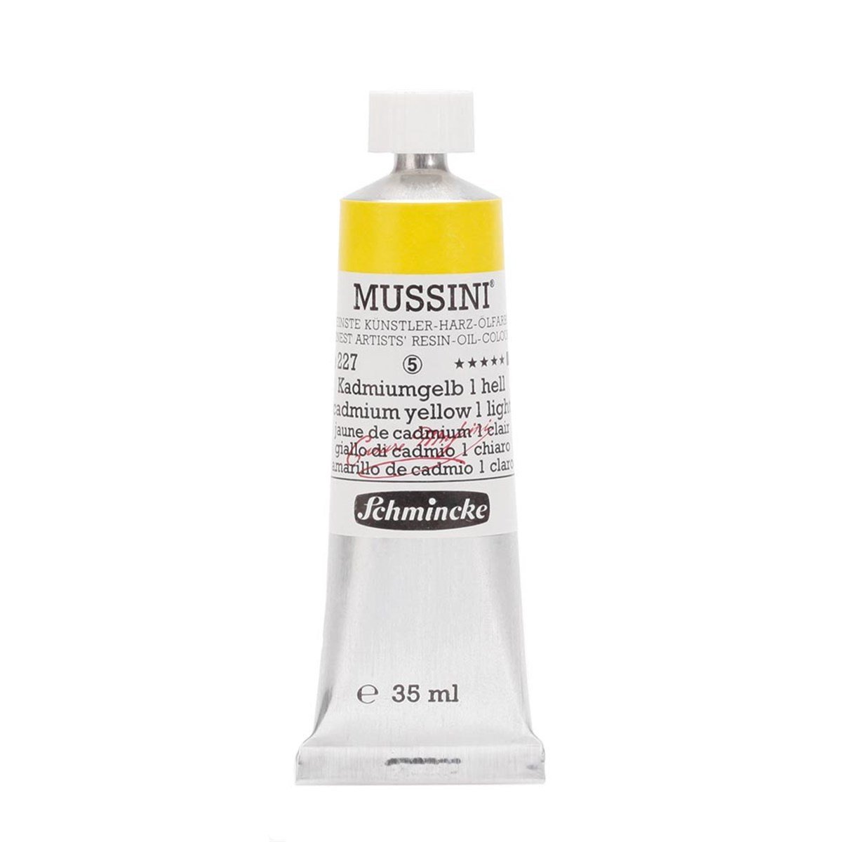 Mussini Yağlı Boya 35ml. Seri 5 N:227 Cadmium Yellow 1 Light