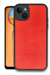 Newface İphone 14 Kılıf Aras Deri Kapak - Kırmızı