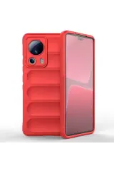 Newface Xiaomi Mi 13 Lite Kılıf Optimum Silikon - Kırmızı