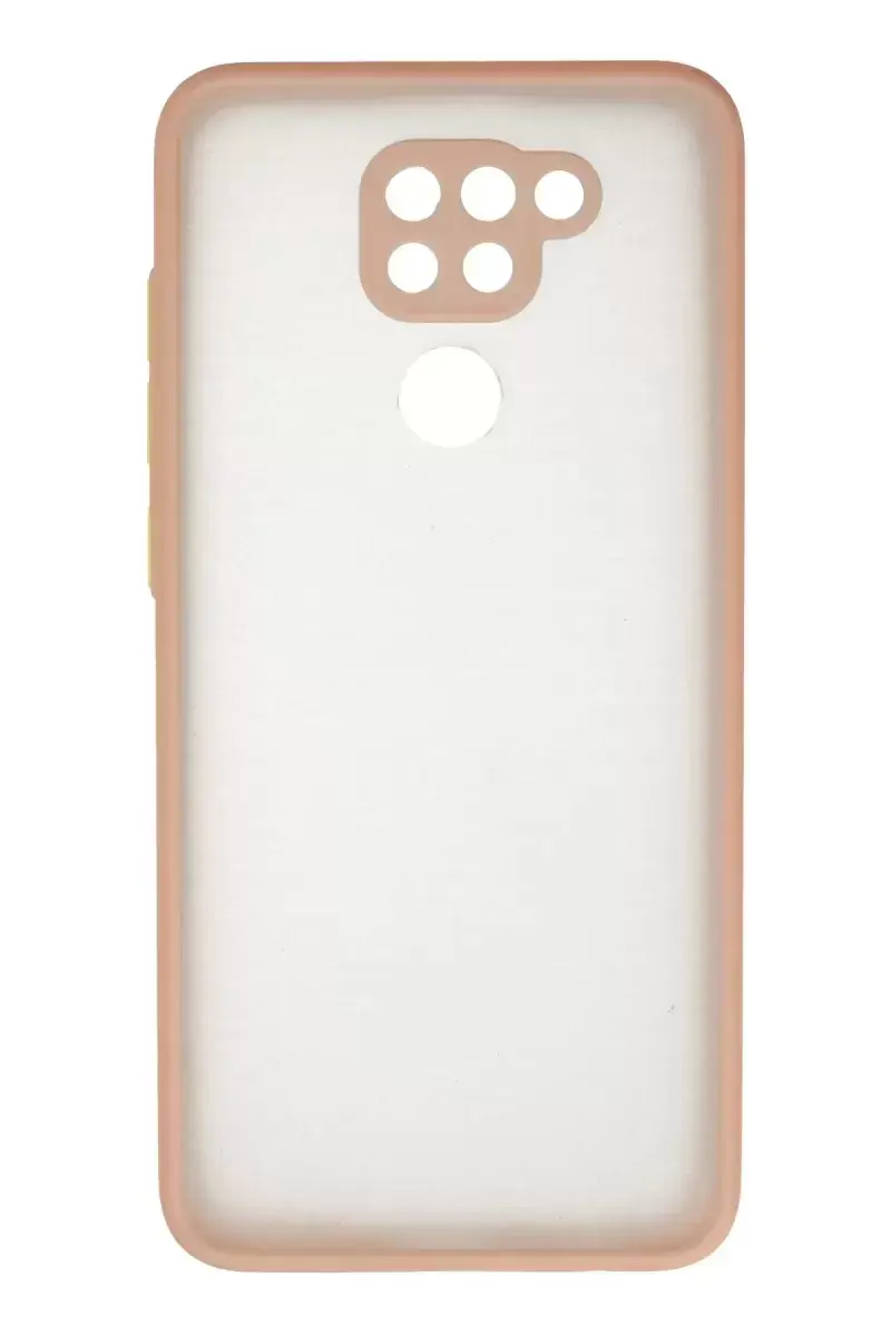 Newface Xiaomi Redmi Note 9 Kılıf Montreal Silikon Kapak - Pembe