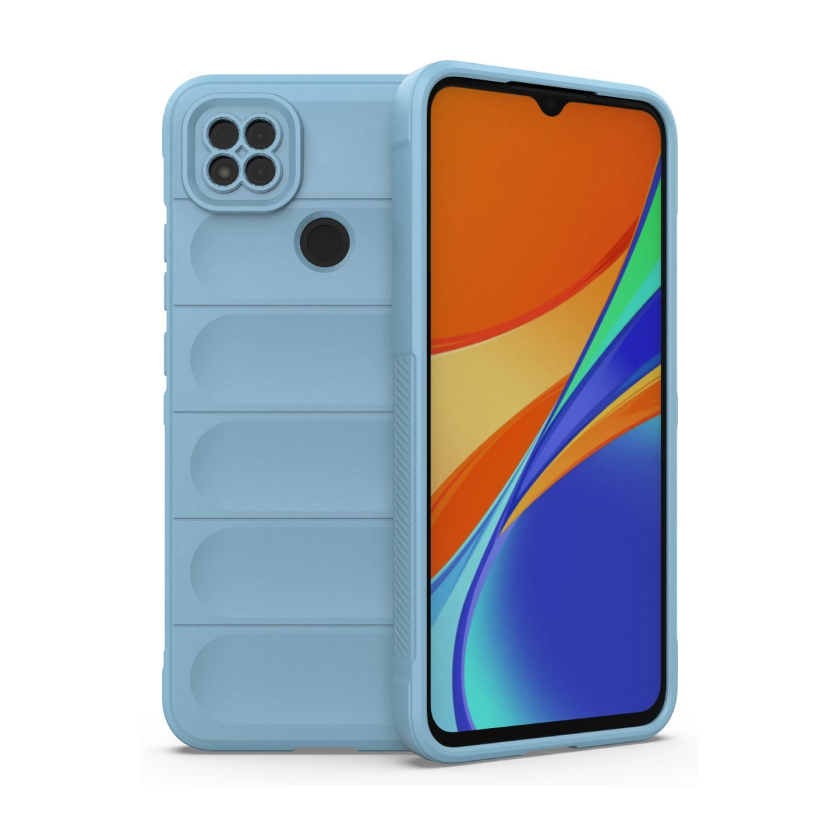 Xiaomi Redmi 9c Kılıf Optimum Silikon - Sky Blue