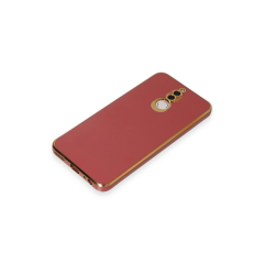Huawei Mate 10 Lite Kılıf Volet Silikon - Kırmızı