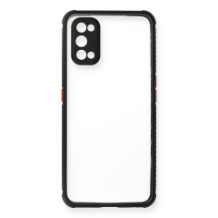 Realme 7 Pro Kılıf Miami Şeffaf Silikon - Siyah