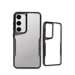Samsung Galaxy S25 Kılıf Boyi Silikon Kapak - Siyah