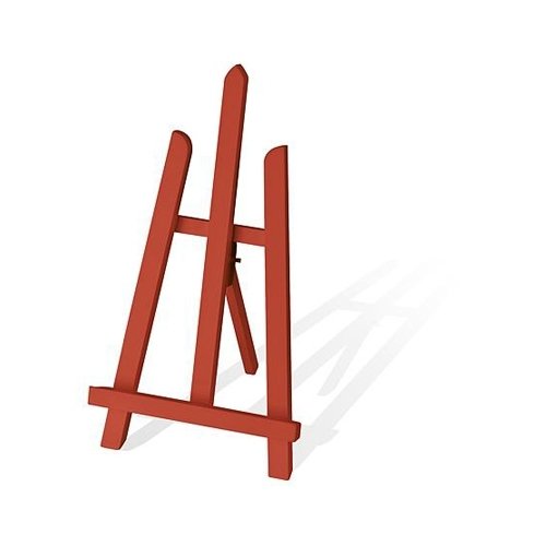 Masaüstü Renkli Dekoratif Şövale - Kırmızı