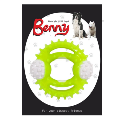 Benny Diş Kaşıma Köpek Oyuncağı Yuvarlak 9,5 cm Çeşitli Renklerde