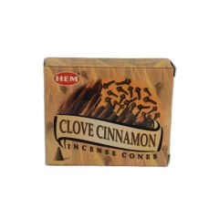 Karanfil Tarçın Kokulu 10 Konik Tütsü - Clove Cinnamon Incense Cones