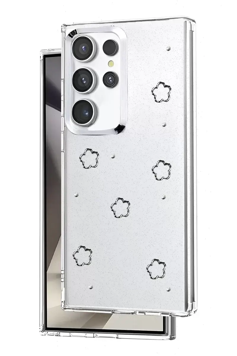Newface Samsung Galaxy S24 Ultra Fiyonk Desenli Kapak - Desen 8