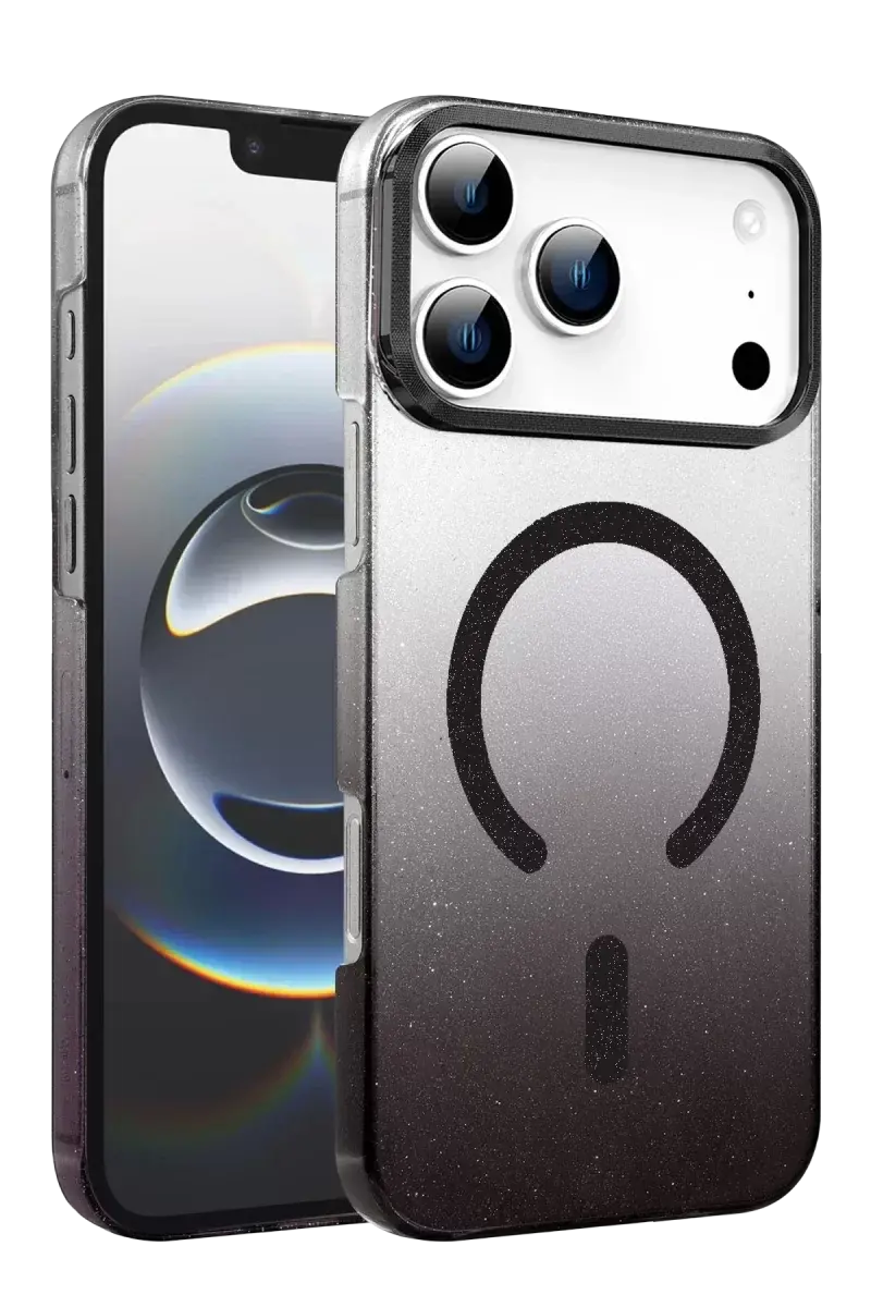 Newface Apple İphone 17 Pro Max Glossy Magsafe Kapak - Siyah