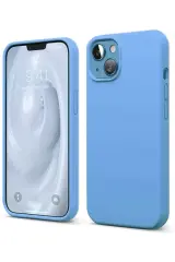 Newface İphone 14 Kılıf First Silikon - Mavi
