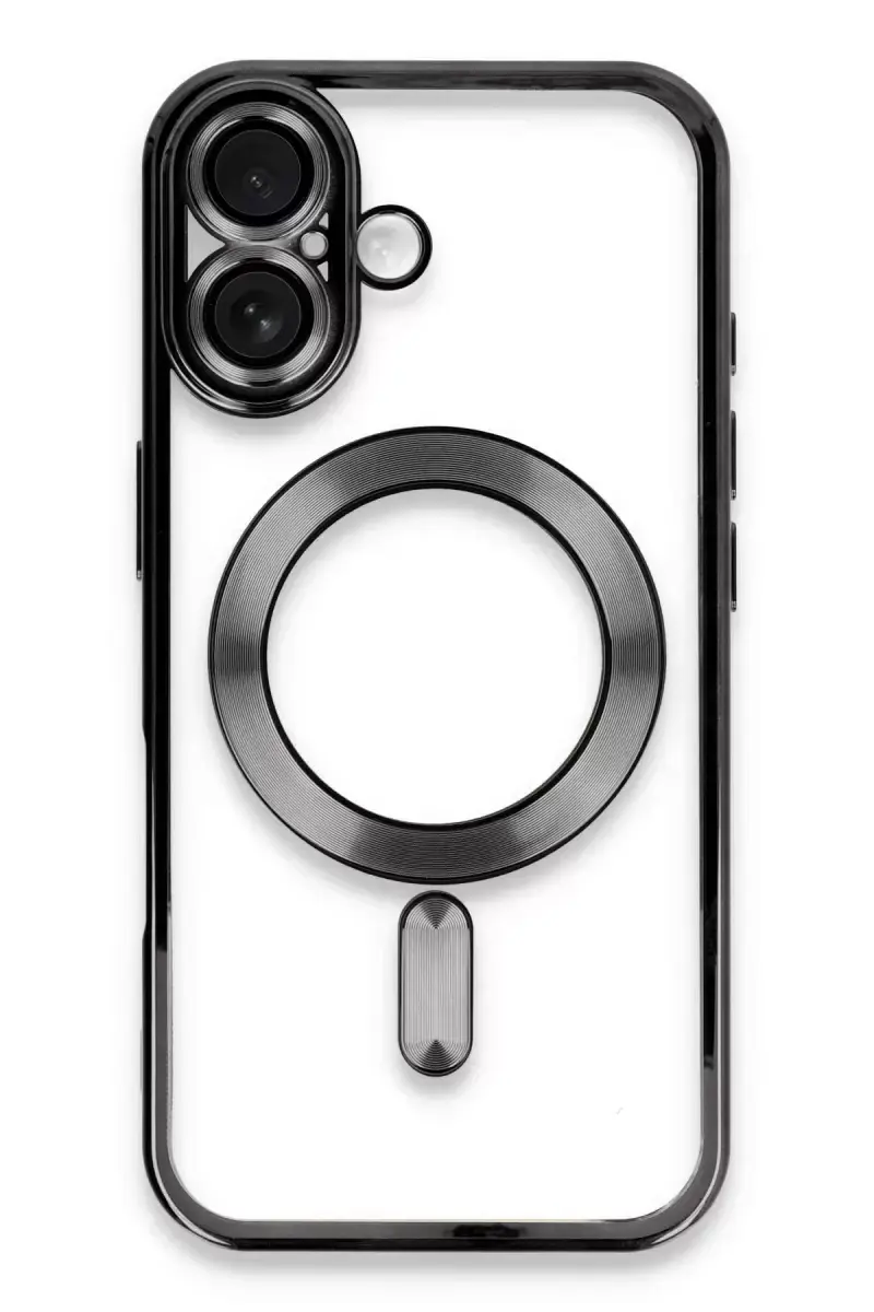 Newface Apple İphone 16 Plus Kılıf Kross Magneticsafe Kapak - Siyah