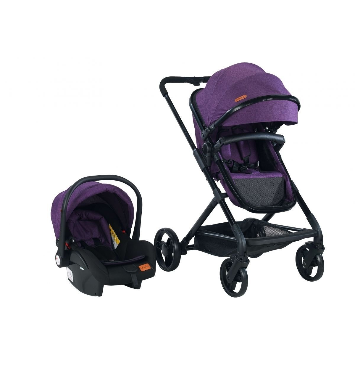 Baby2Go 2032 Mummy Travel Sistem Bebek Arabası - Mor