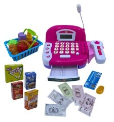 Duman Oyuncak Niloya Market Kasası - Pembe