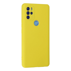 General Mobile Gm 21 Pro Kılıf Nano İçi Kadife Silikon - Sarı