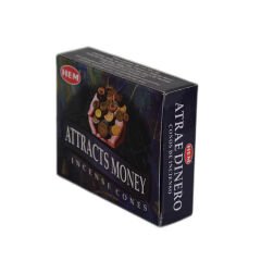 Paranın Cezbi Para Çekme Kokulu 10 Konik Tütsü - Attracts Money Incense Cones