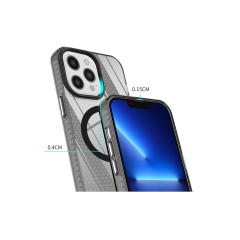 İphone 12 Pro Max Kılıf Beta Magneticsafe Silikon - Siyah