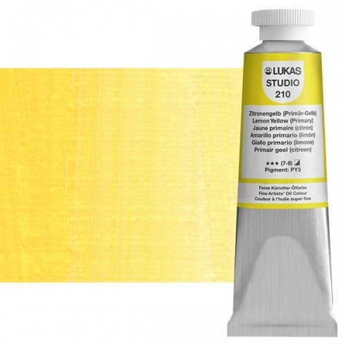 Studio Yağlıboya 37ml N:210 Lemon Yellow (Primary)