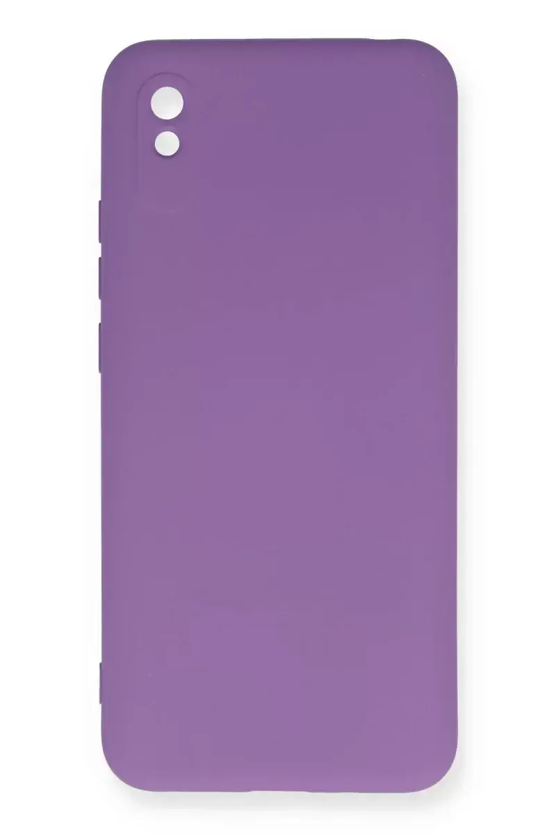 Newface Xiaomi Redmi 9a Kılıf Nano İçi Kadife Silikon - Mor