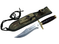 Standart T.c Komando Bıçağı 30cm - Oluklu, Testere Detaylı, Kılıflı