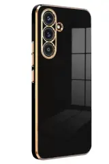 Newface Samsung Galaxy A56 Kılıf Volet Silikon - Siyah