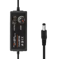 Powermaster Pm-18746 3 Volt - 12 Volt - 5 Amper Çok Uçlu Ayarlı Kademeli Adaptör