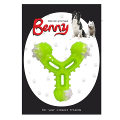 Benny Diş Kaşıma Köpek Oyuncağı Çatal 11 cm Çeşitli Renklerde