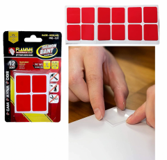 Montaj Bandı 2.5 Kg - Çift Taraflı Hazır Kesilmiş Silikon Bant 12'li Montaj Bandı, Şeffaf