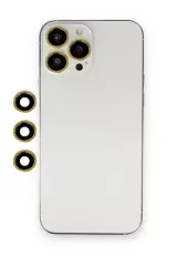Newface İphone 12 Pro Shine Kamera Lens - Gold