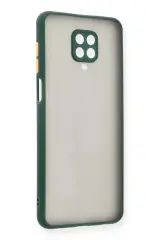 Newface Xiaomi Redmi Note 9 Pro Kılıf Montreal Silikon Kapak - Yeşil