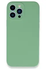 Newface İphone 13 Pro Max Kılıf Lansman Legant Silikon - Yeşil