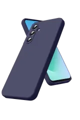 Newface Samsung Galaxy A17 5g Nano İçi Kadife Silikon - Lacivert