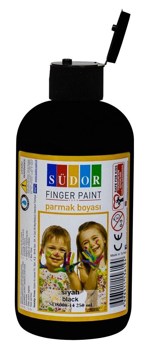 Parmak Boyası 250ml Siyah