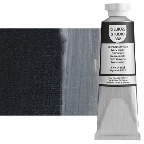 Studio Yağlıboya 37ml N:382 Ivory Black