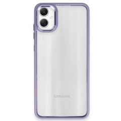 Samsung Galaxy A05 Kılıf Power Silikon - Lila