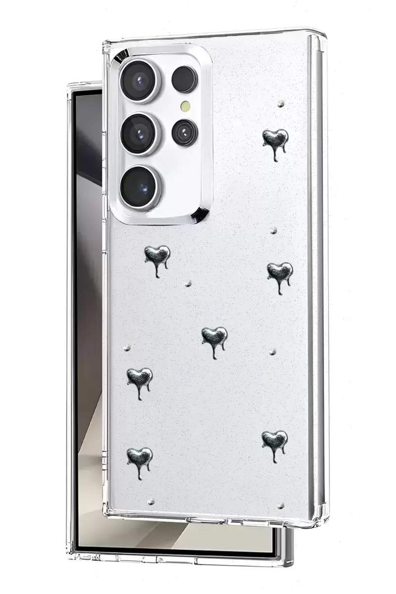 Newface Samsung Galaxy S25 Ultra Fiyonk Desenli Kapak - Desen 1