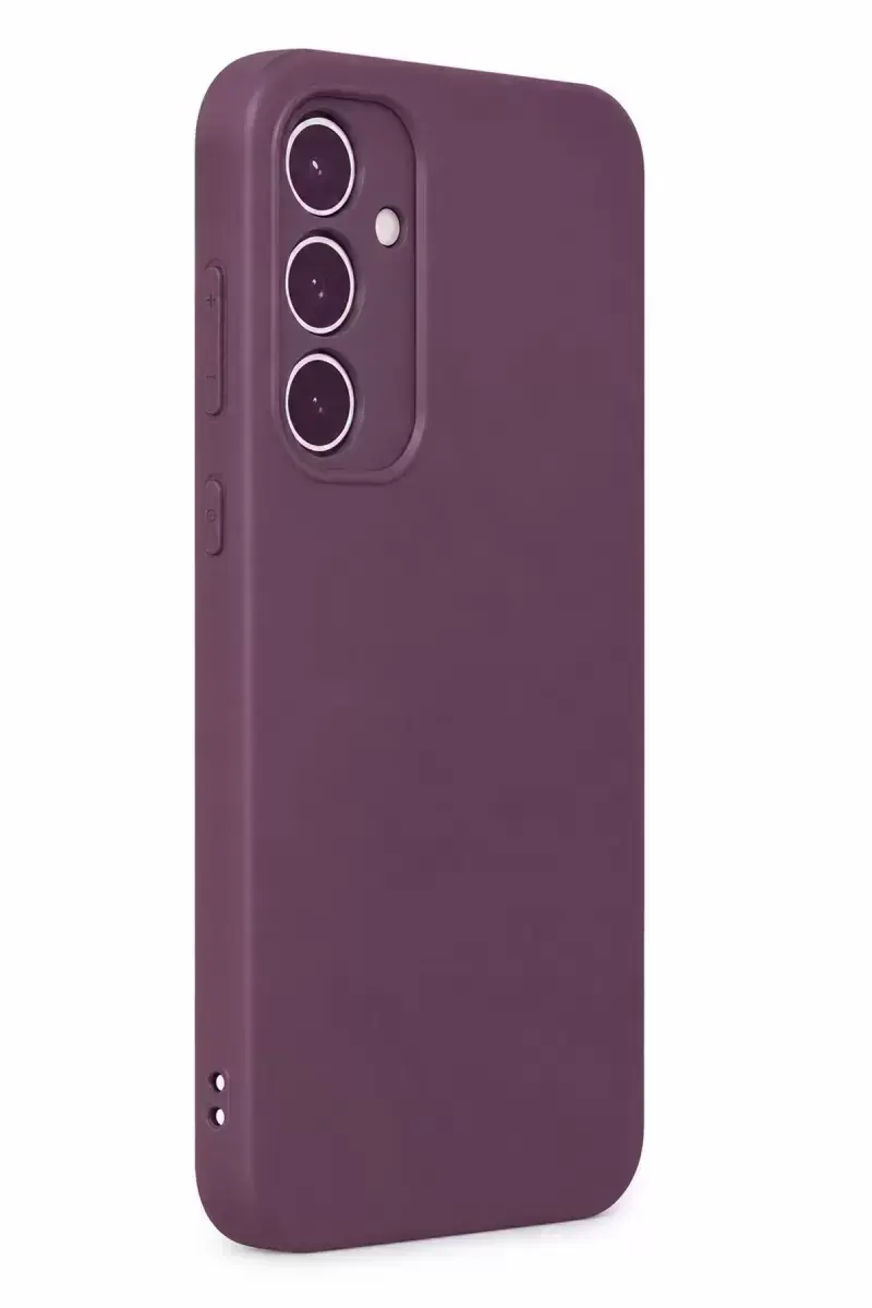Newface Samsung Galaxy A35 5g Kılıf First Silikon - Mürdüm