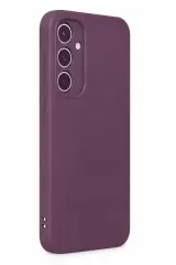 Newface Samsung Galaxy A35 5g Kılıf First Silikon - Mürdüm