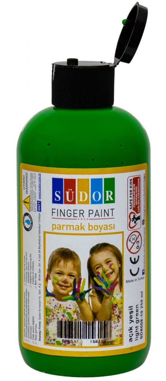 Parmak Boyası 250ml Açık Yeşil