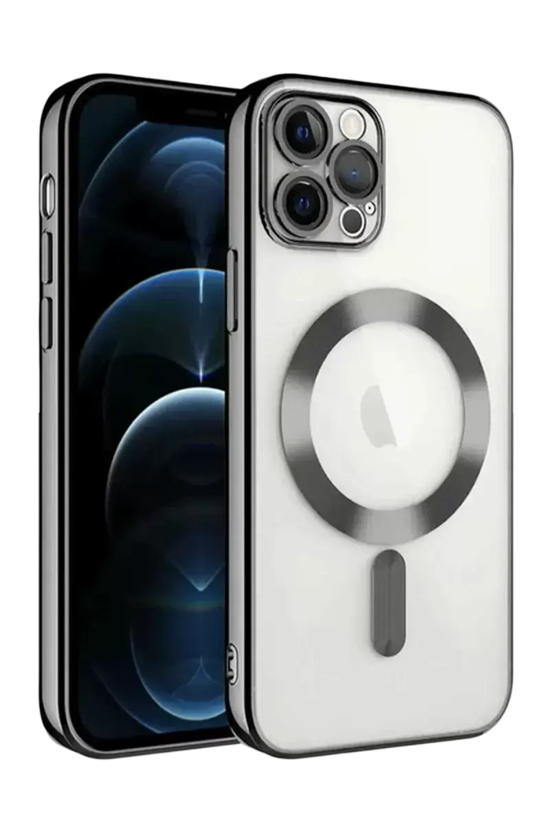 Newface İphone 13 Pro Kılıf Kross Magneticsafe Kapak - Siyah
