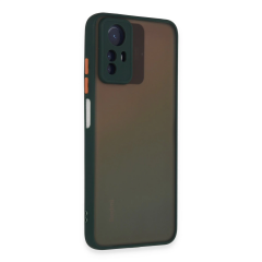 Xiaomi Redmi Note 12s Kılıf Montreal Silikon Kapak - Yeşil