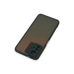 Xiaomi Redmi Note 12s Kılıf Montreal Silikon Kapak - Yeşil