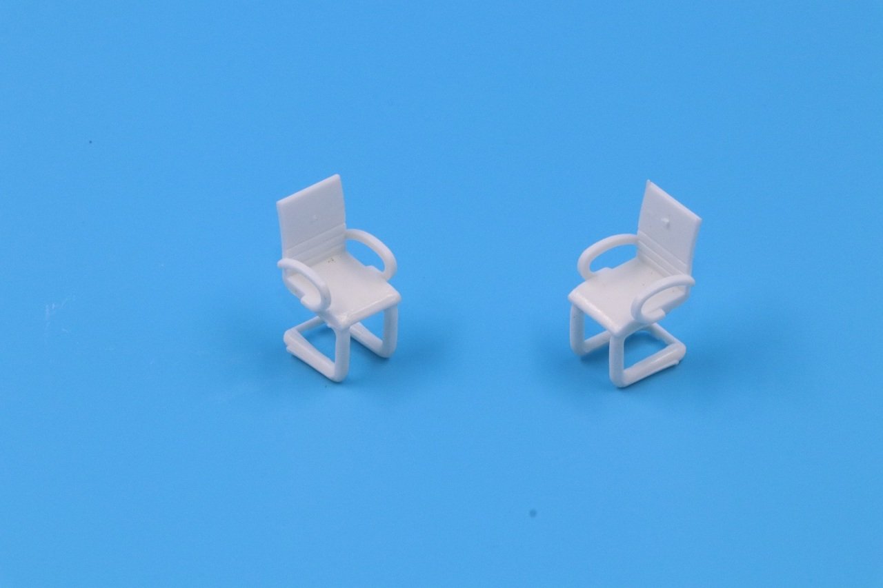 Maket Ofis Koltuğu 2'li - 1/50 - N:MA082-01