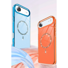 İphone 17 Air Live Diamond Magsafe Kapak - Siyah