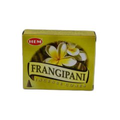 Plumeria Çiçeği Kokulu 10 Konik Tütsü - Frangipani Incense Cones